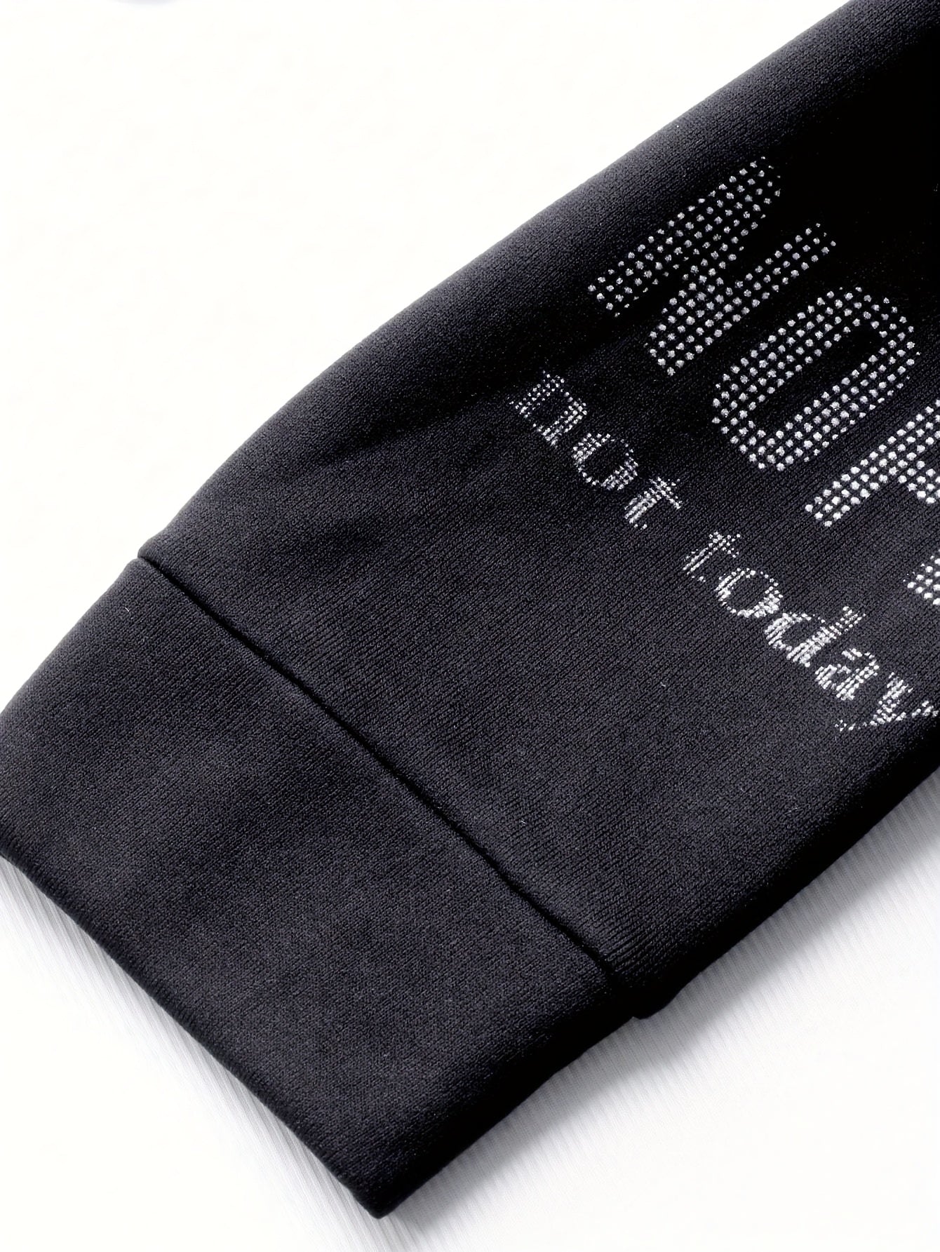 Oversized Hooded 'Nope, Not Today' Maxi Dress