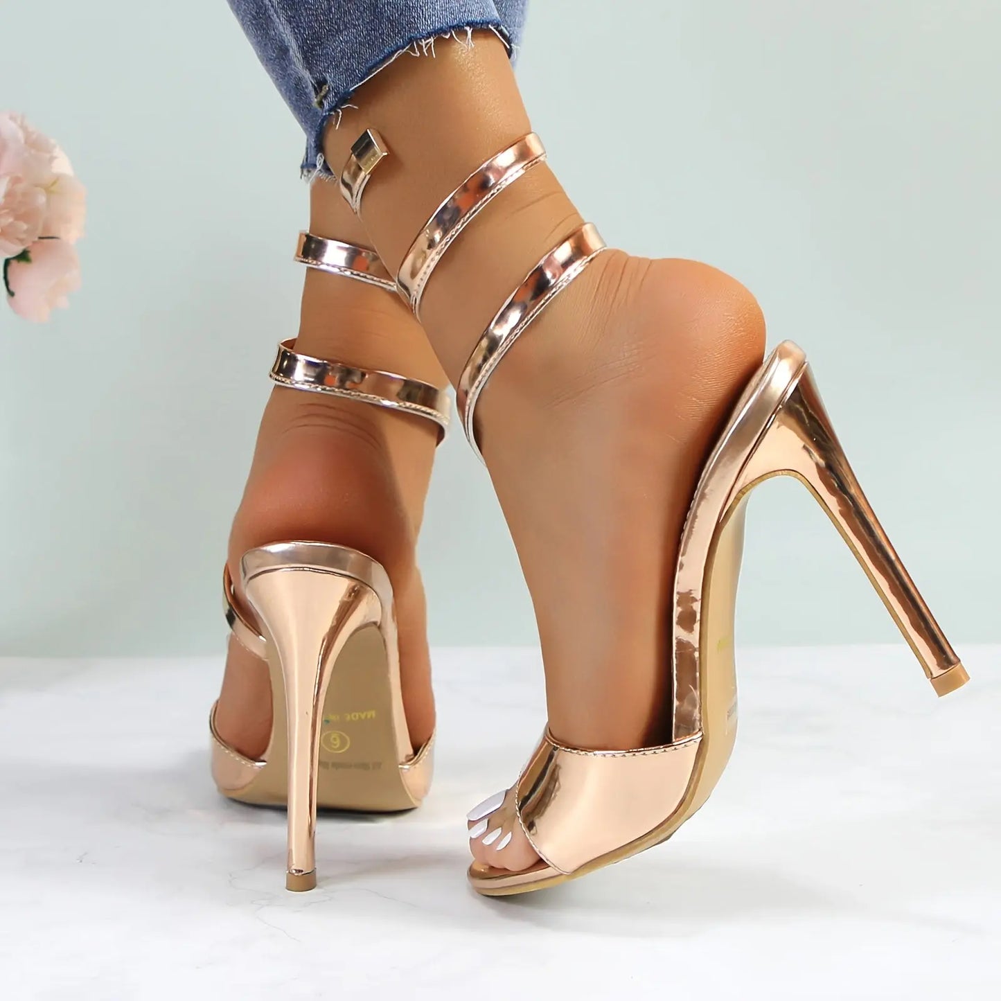 Spiral Wrap Up Strappy Sandals Toshe Women's Fashions