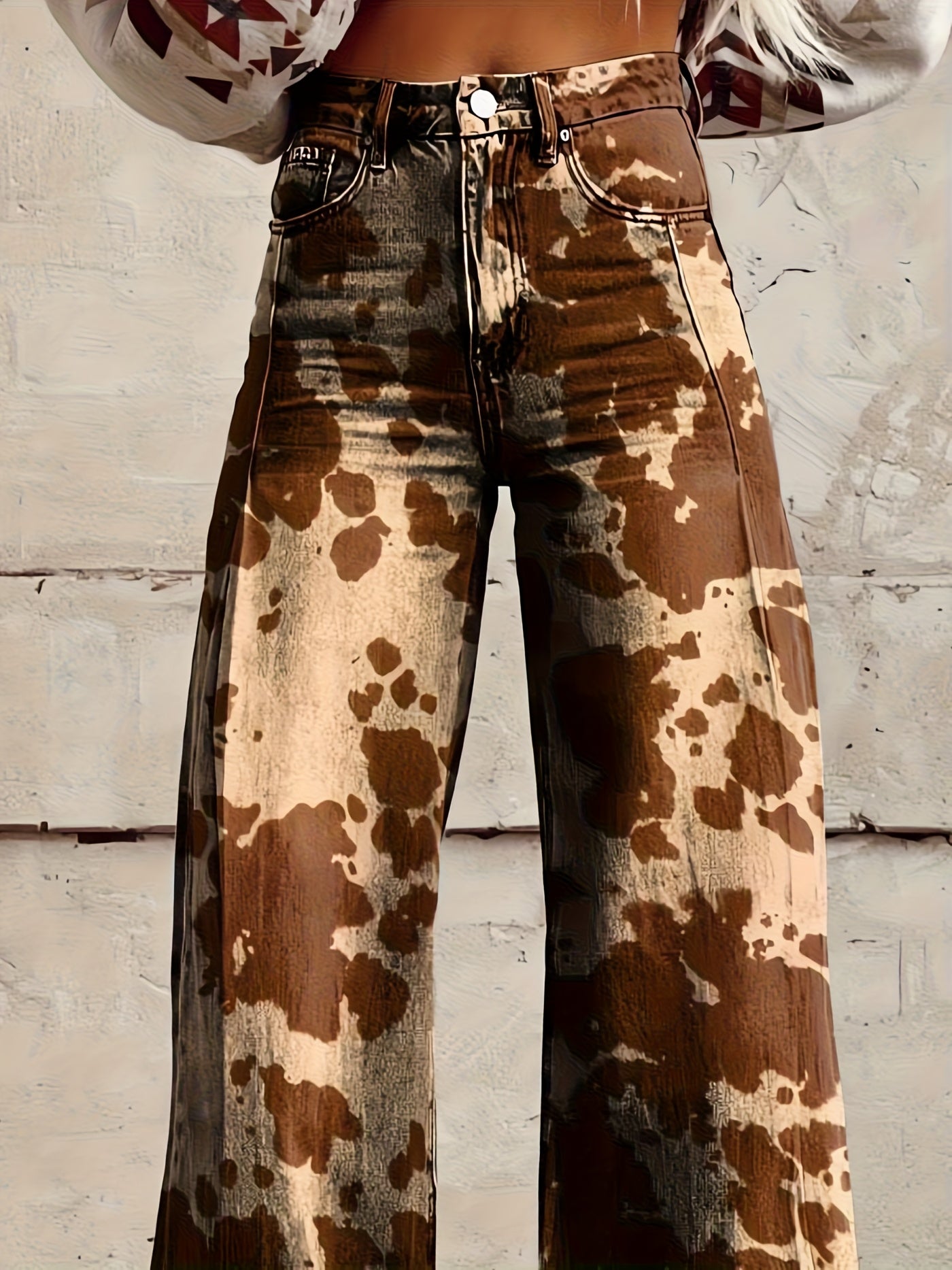 Bold Printed Wide-Leg Pants – Lightweight, Flowy & Statement-Making