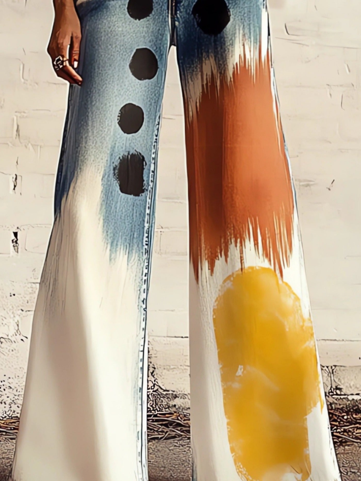 Bold Printed Wide-Leg Pants – Lightweight, Flowy & Statement-Making