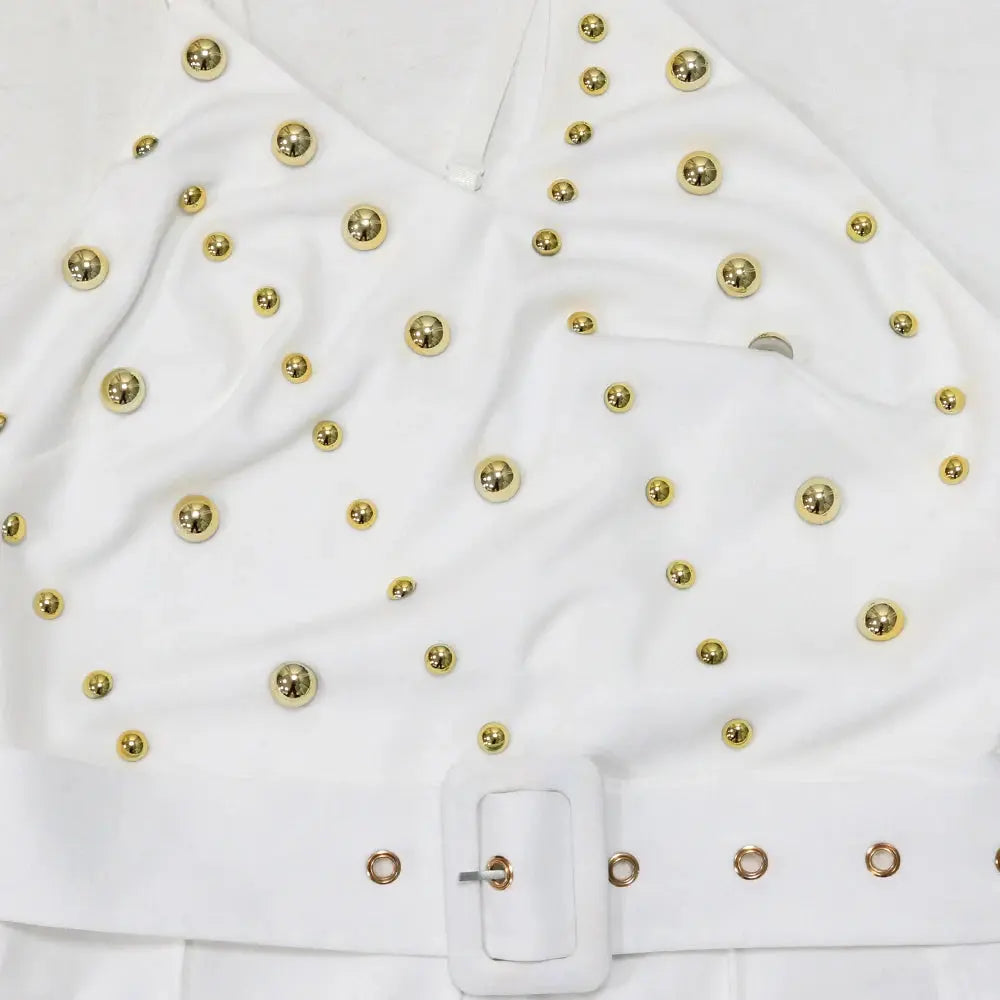 vintage rhinestone  jumpsuit Toshe Womens Fashion