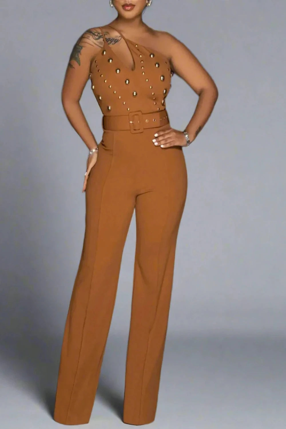 vintage rhinestone  jumpsuit Toshe Womens Fashion