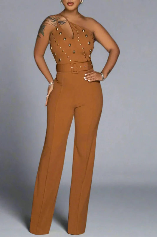vintage rhinestone  jumpsuit Toshe Womens Fashion