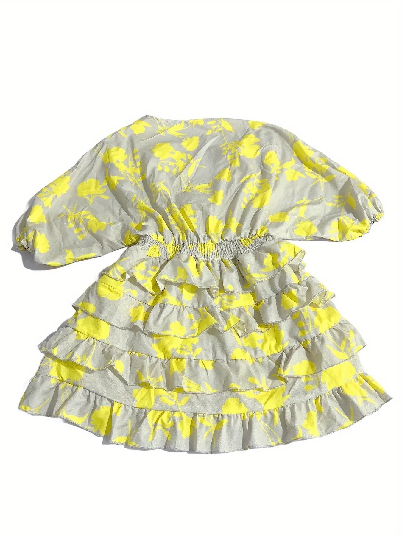 Bohemian Print High Waist Mini Dress Toshe Women's Fashions