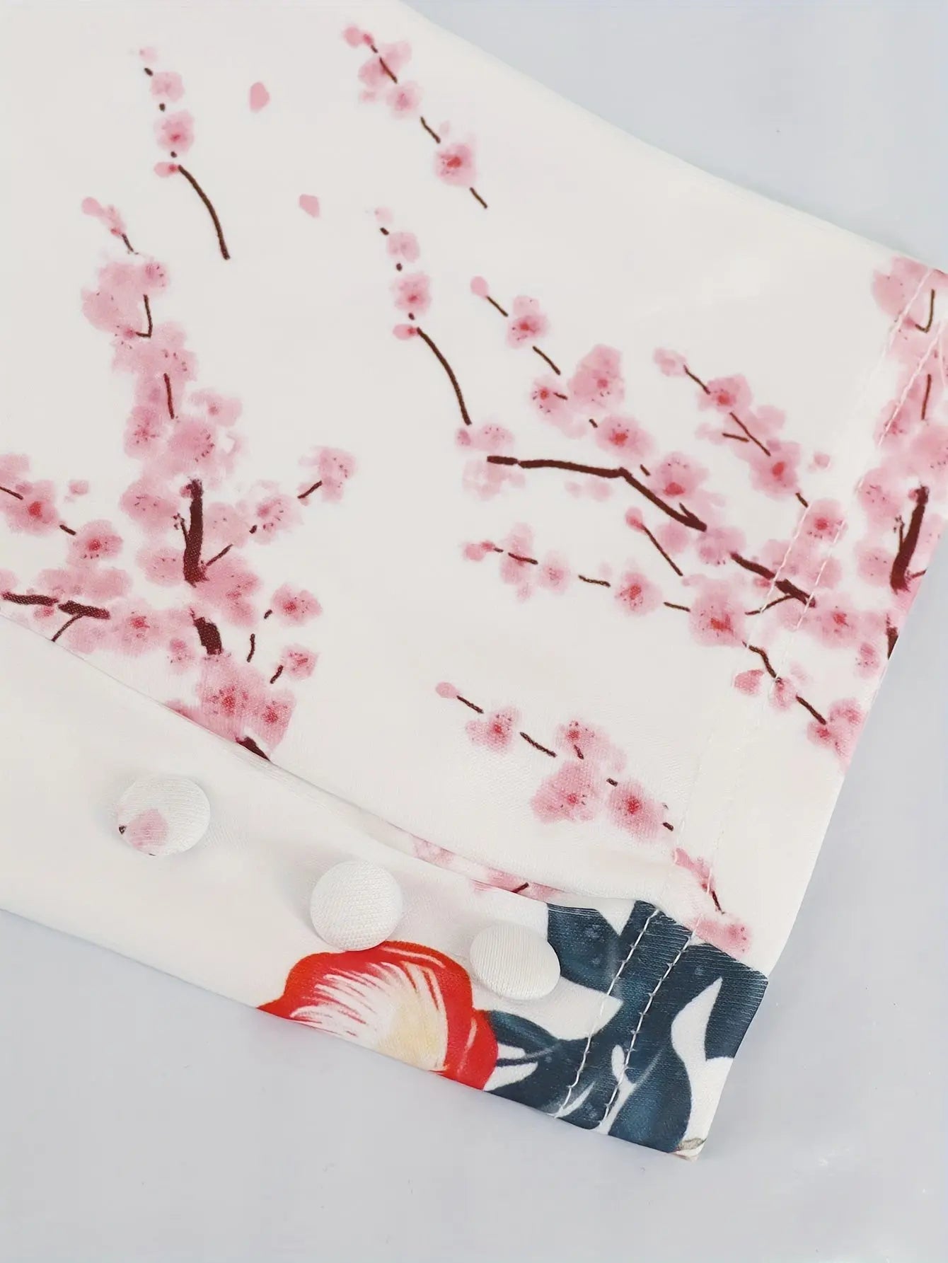 White Floral Printed Pants Suit Toshe Women's Fashions