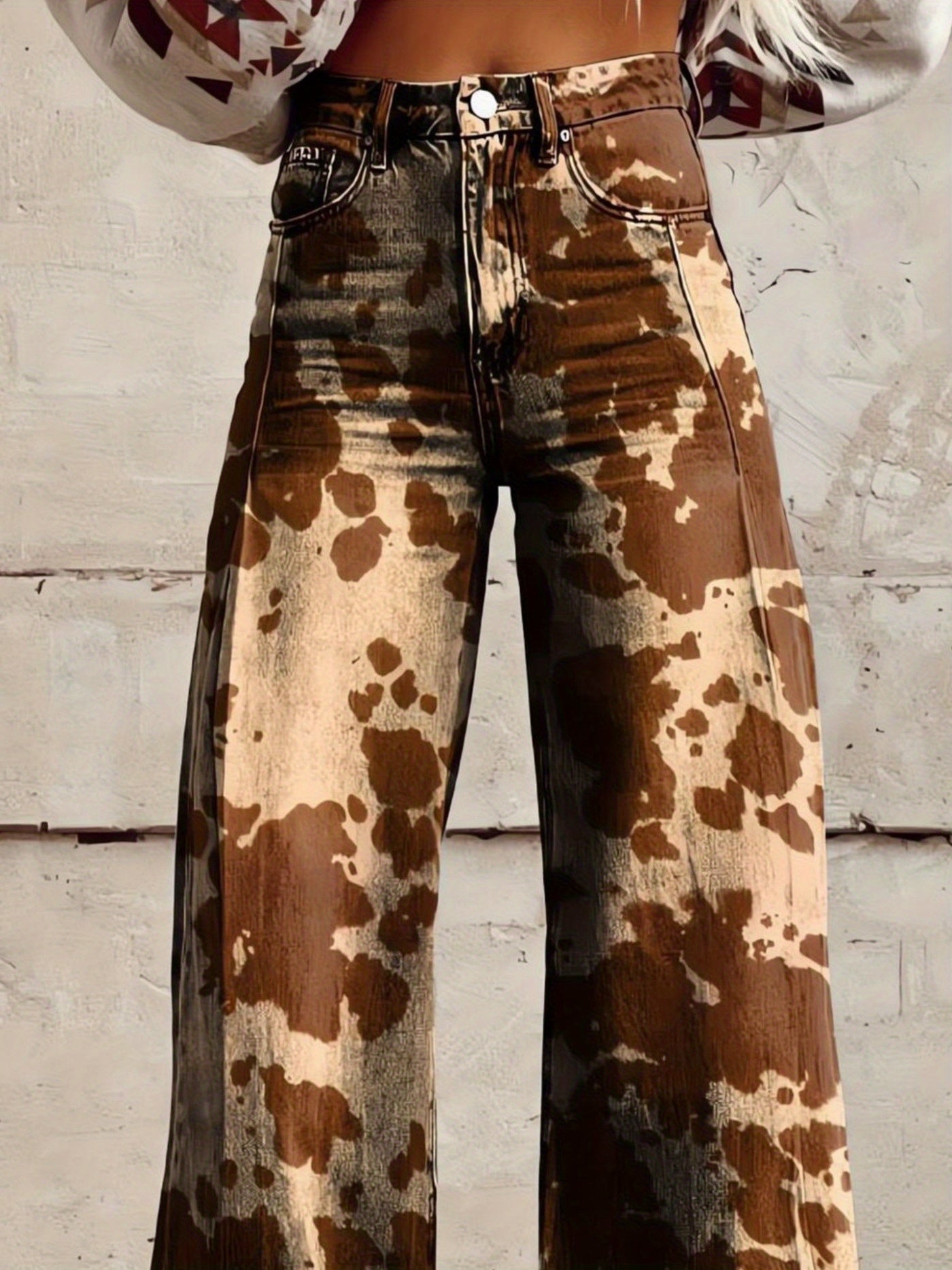 Bold Printed Wide-Leg Pants – Lightweight, Flowy & Statement-Making