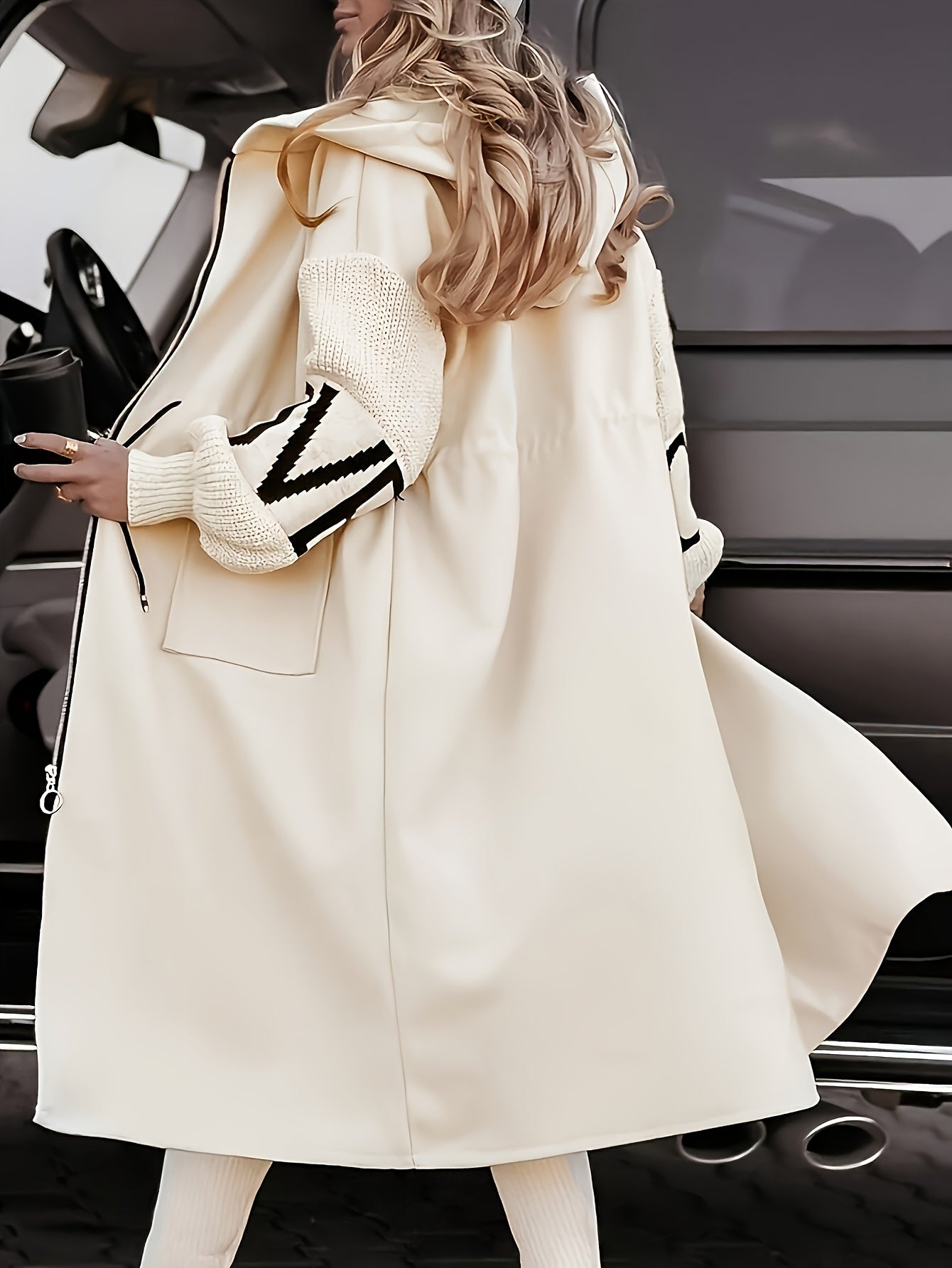 Cozy Oversized Knit Hoodie Cardigan