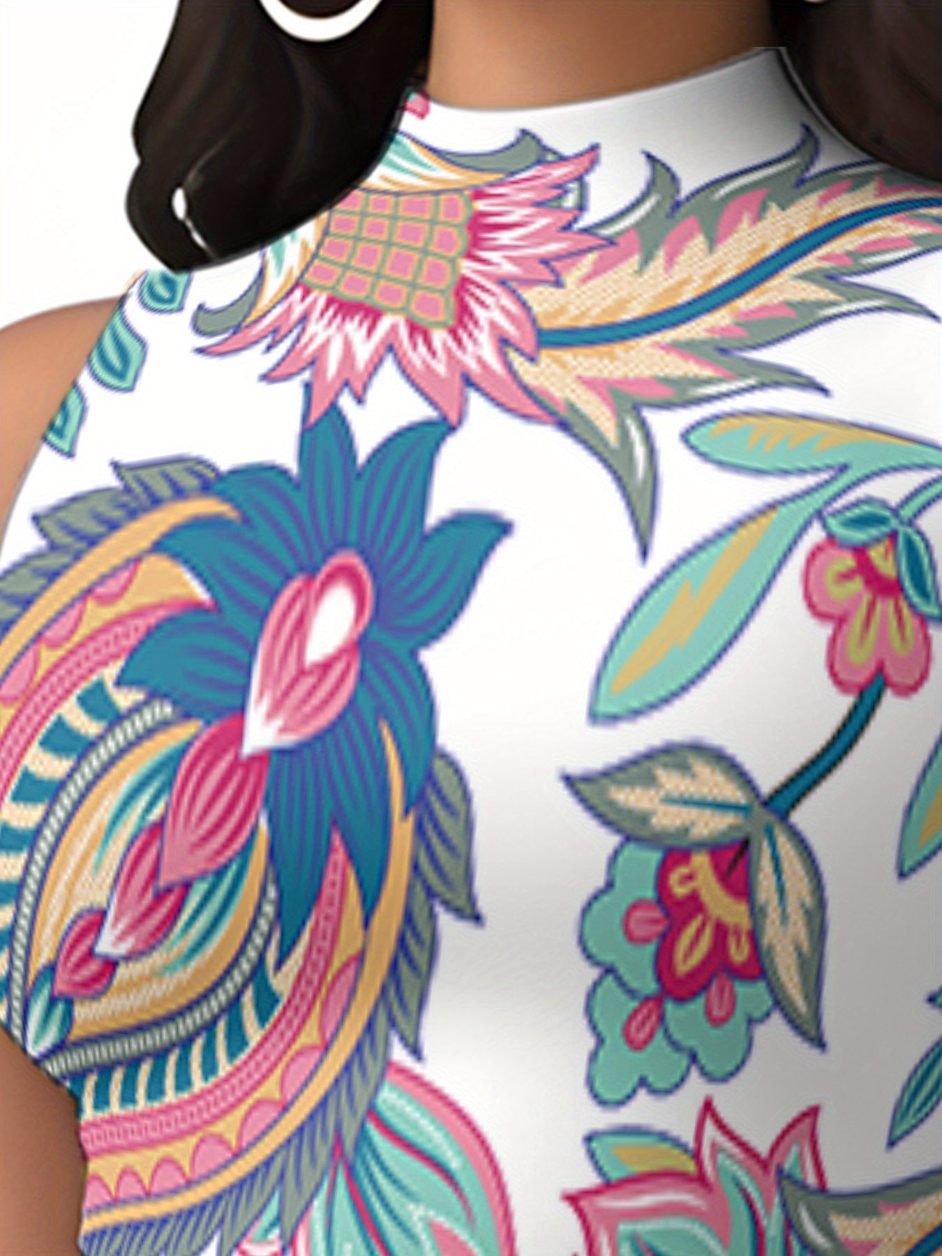 Bold Printed Sleeveless Jumpsuit – Wide-Leg, Lightweight & Vacation-Ready