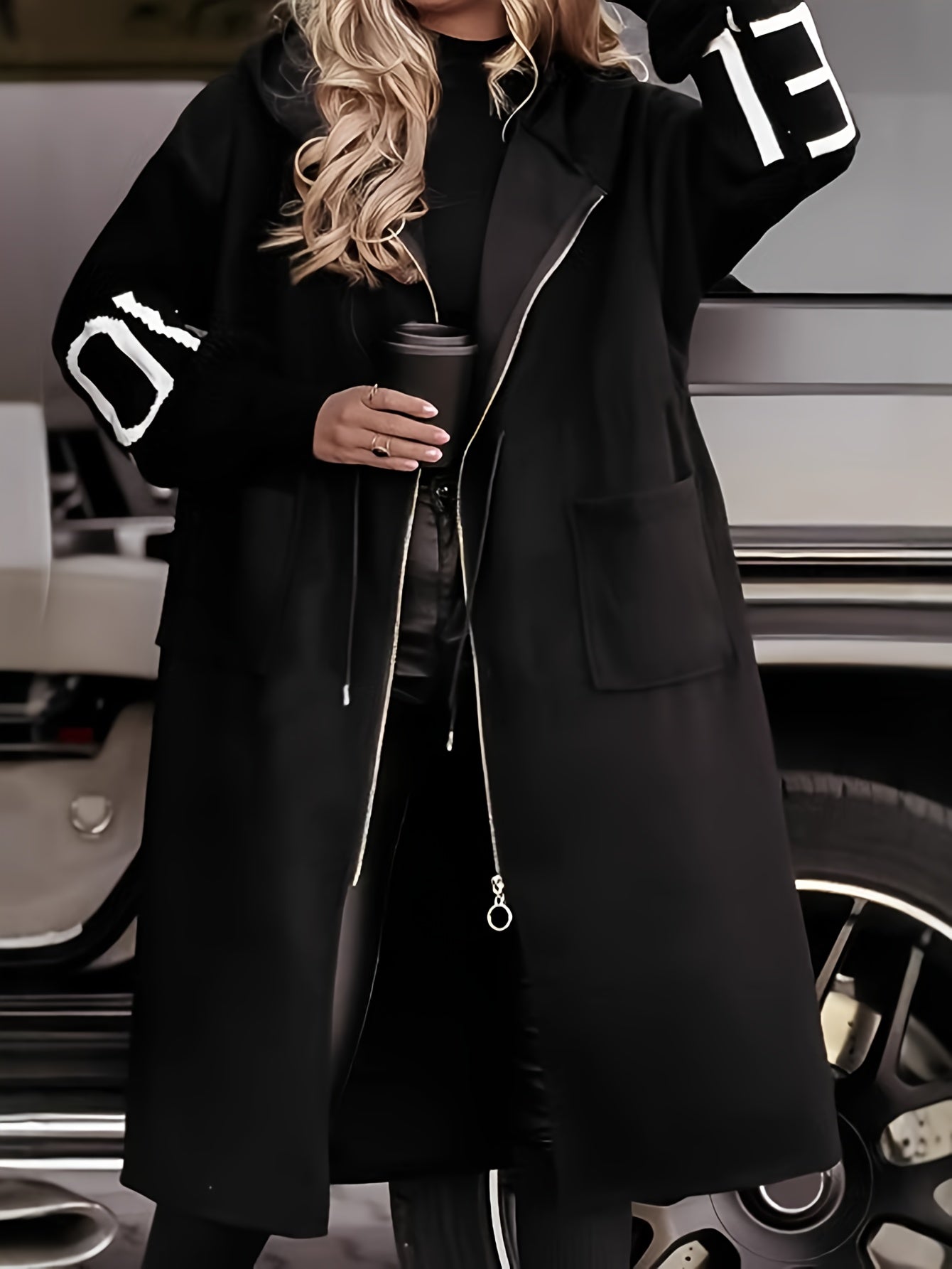 Cozy Oversized Knit Hoodie Cardigan