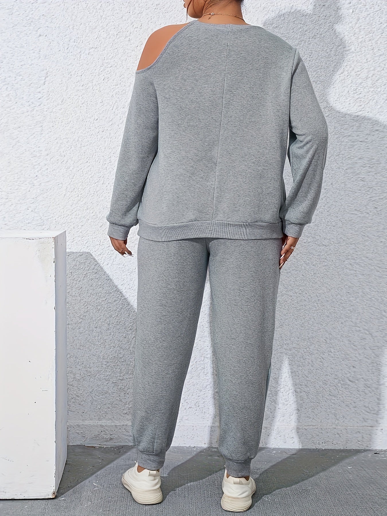 'Nope, Not Today' Open Shoulder Lounge Set