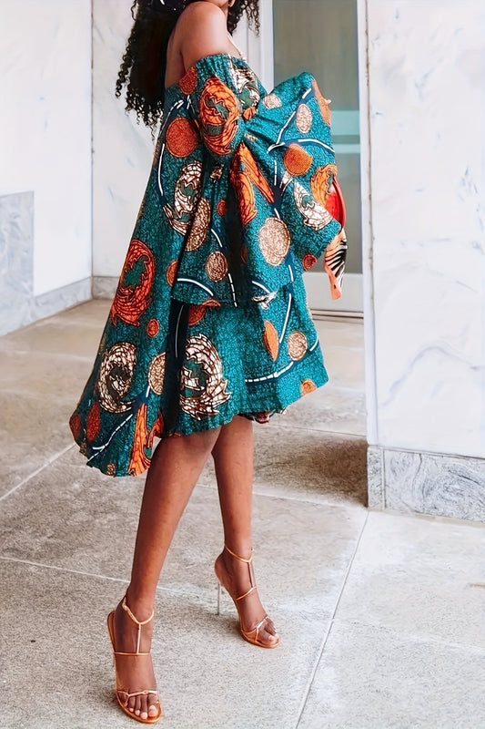 Floral Off-Shoulder Midi Dress – Romantic, Flowy & Feminine