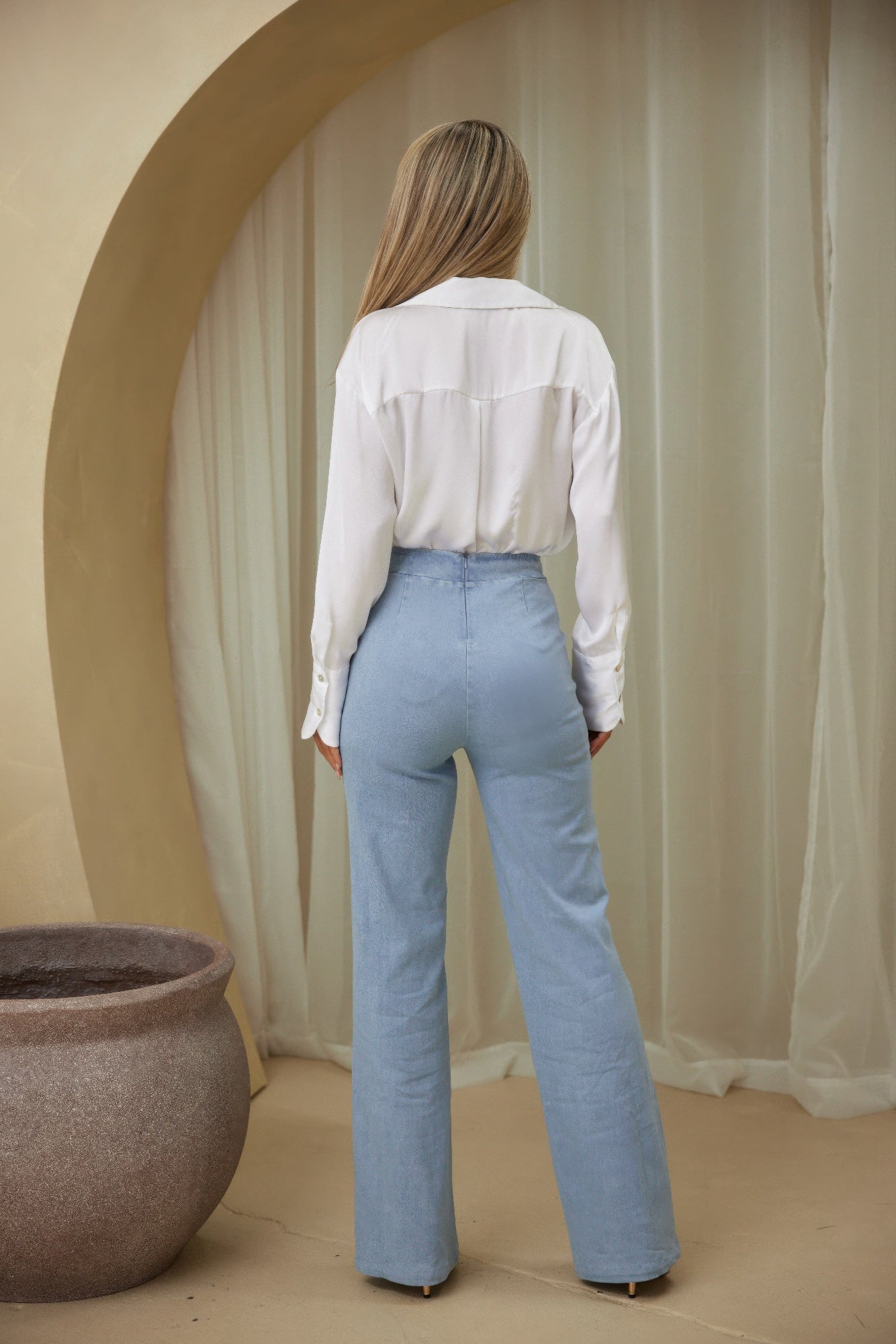 Stone pattern dressy pants from Toshe Women's Fashions featuring tailored fit and stylish design.