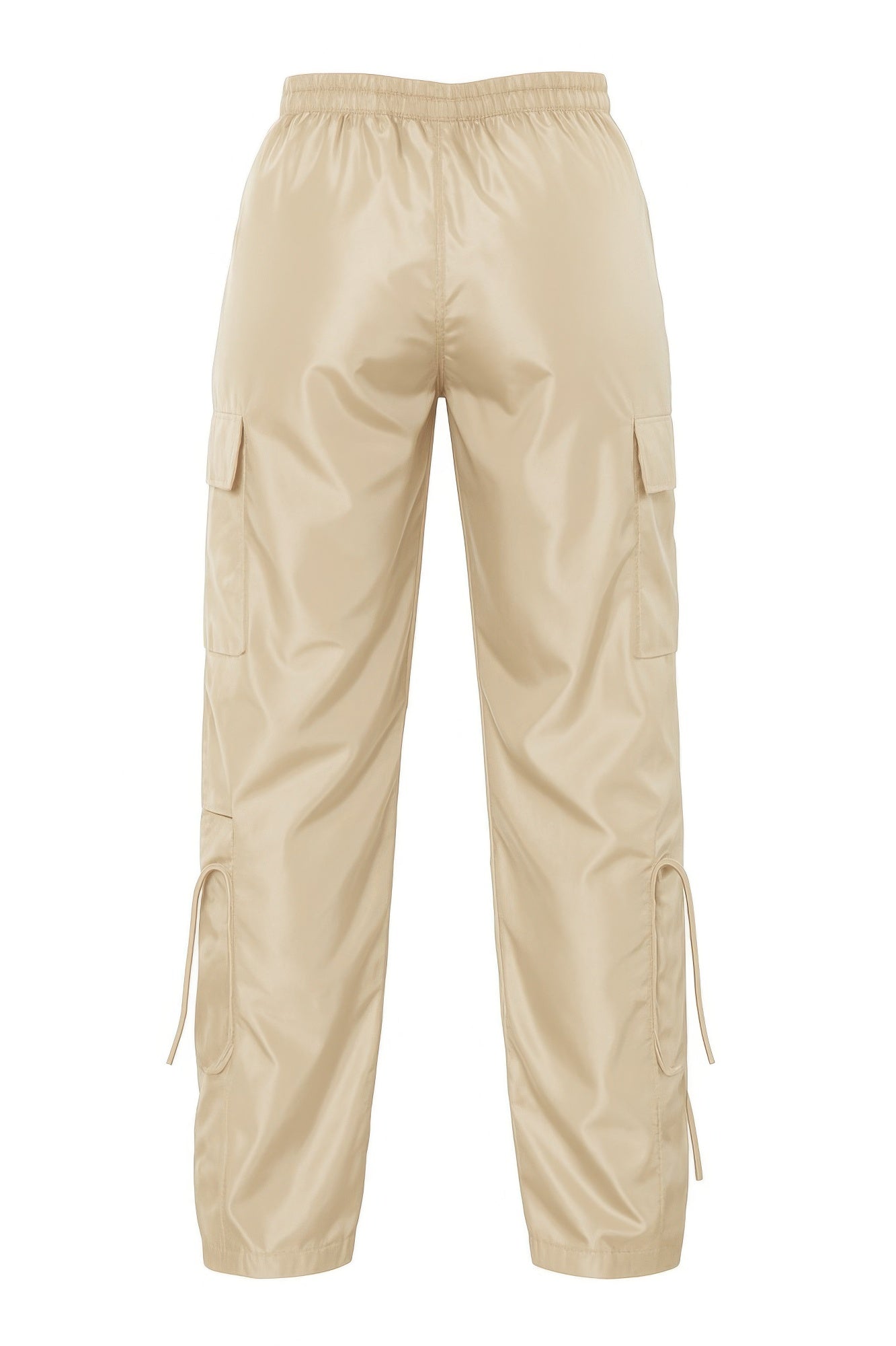 V cut cargo pants by Toshe Women's Fashions featuring multiple pockets and a stylish V waistband design.