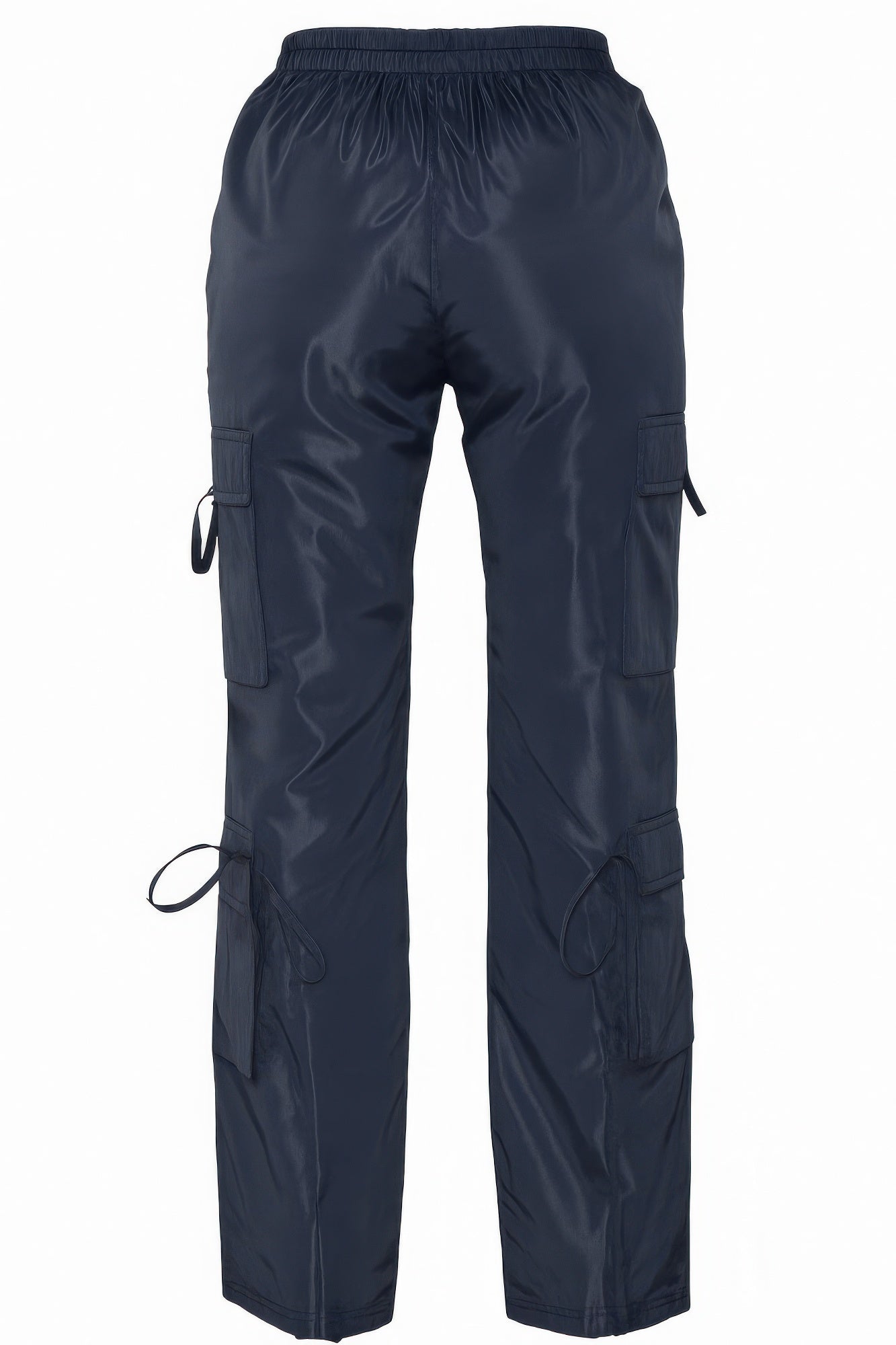V cut cargo pants by Toshe Women's Fashions featuring a relaxed fit, multiple pockets, and a stylish V-shaped waistband.