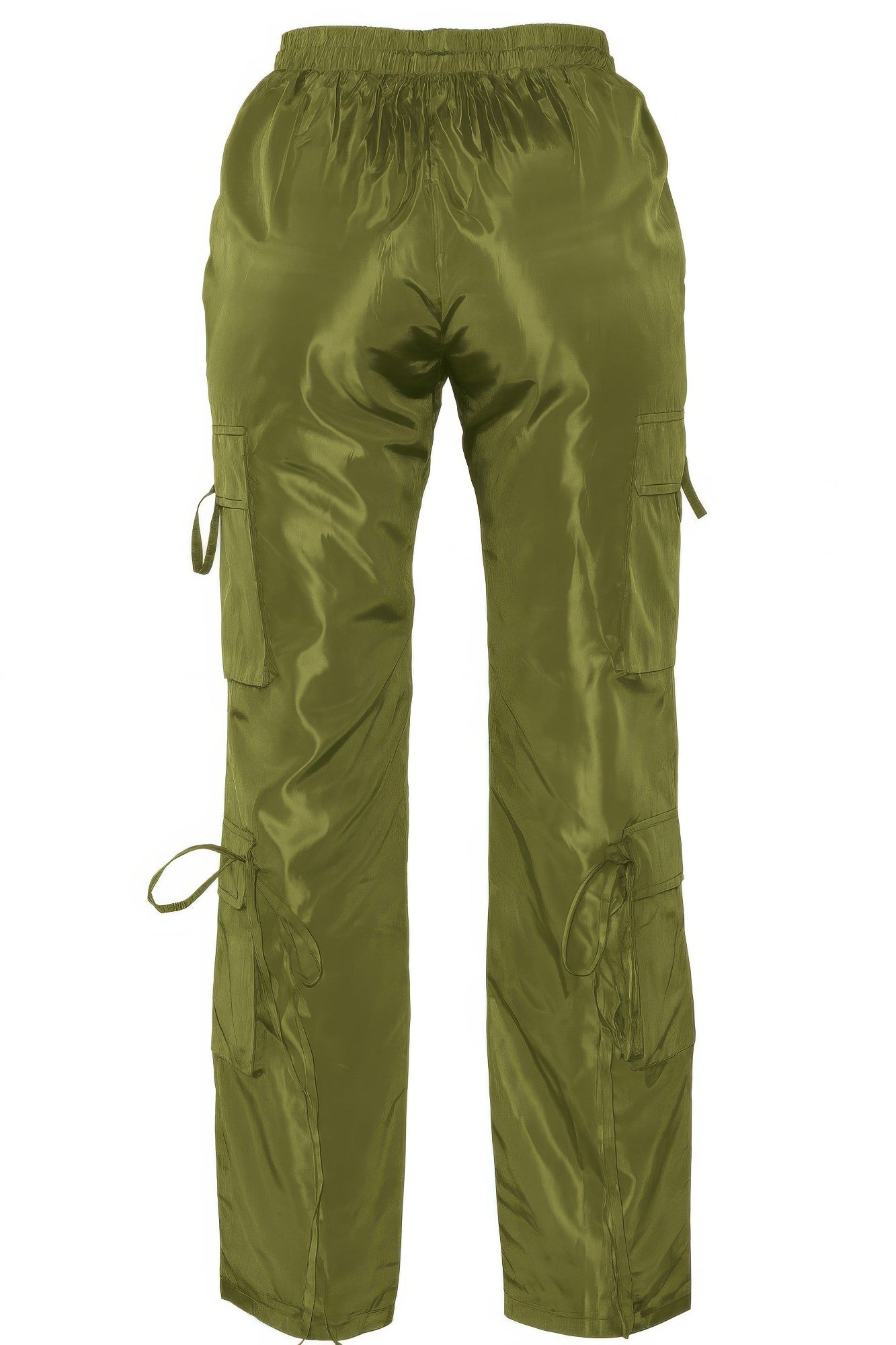 V cut cargo pants by Toshe Women's Fashions featuring a relaxed fit, multiple pockets, and a stylish V-shaped waistband.