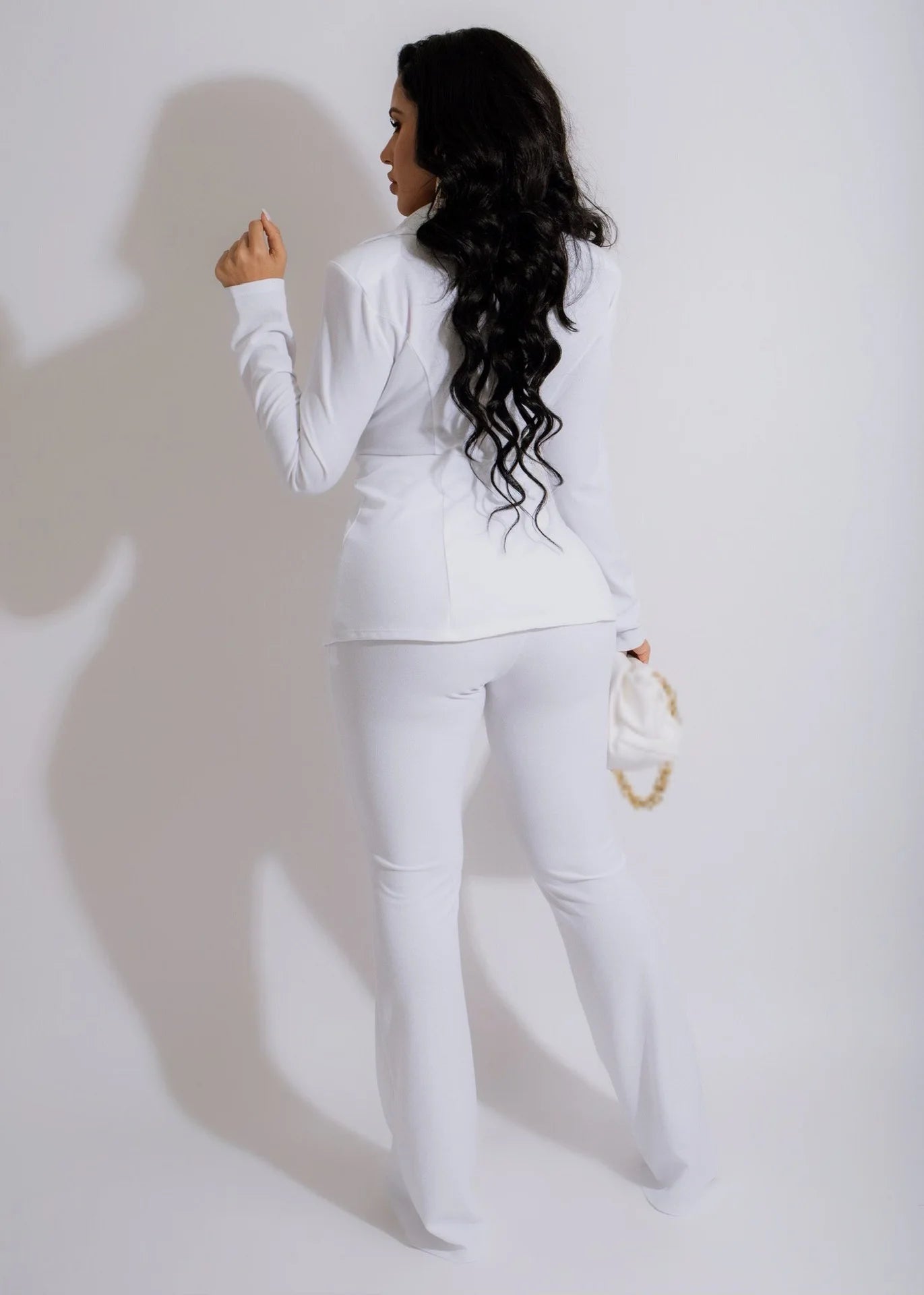 Power Chic Collared Belted Pants Set – Effortless Elegance in Motion