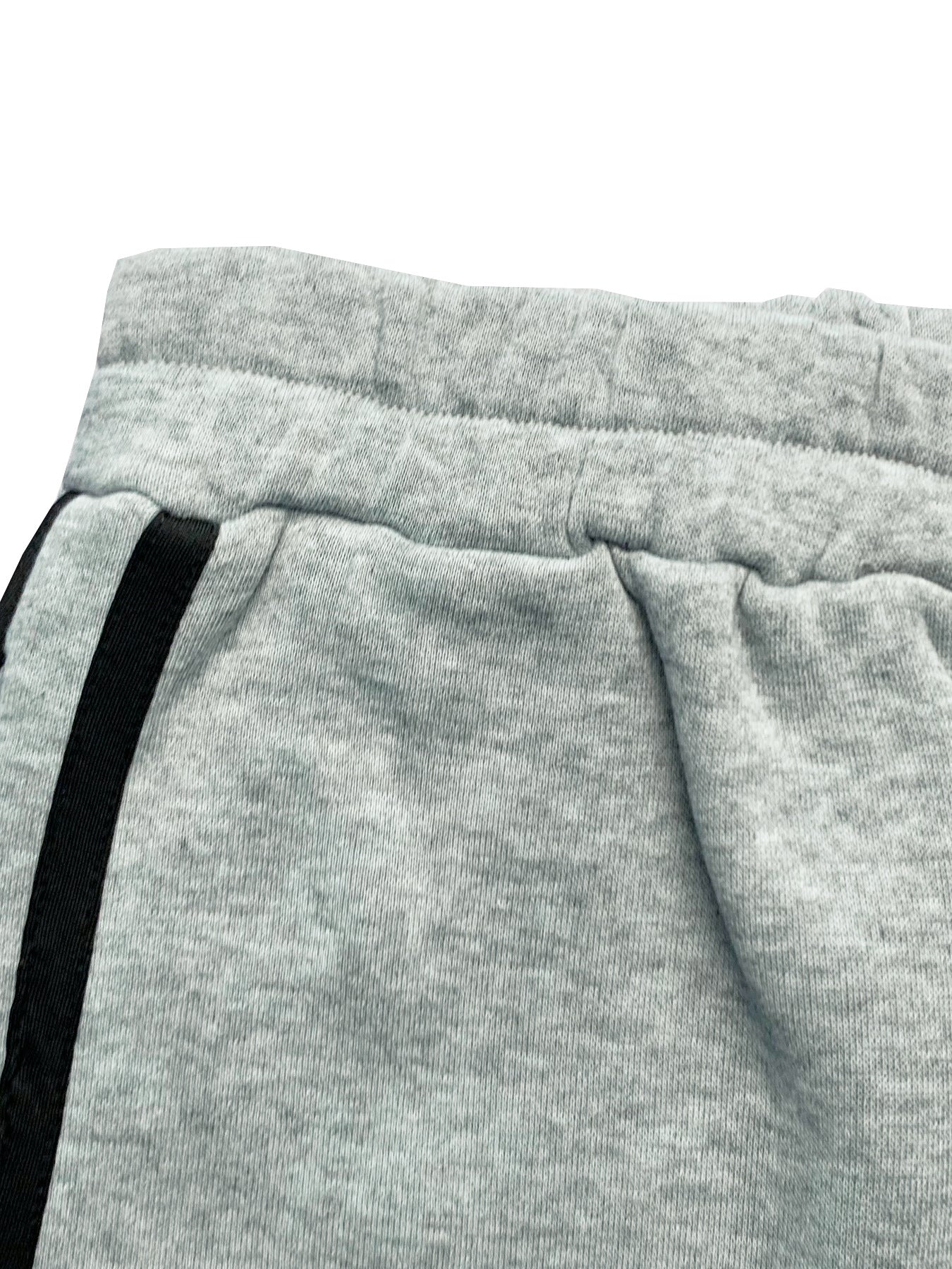 Striped Cropped Sweatshirt & Straight Pants Set