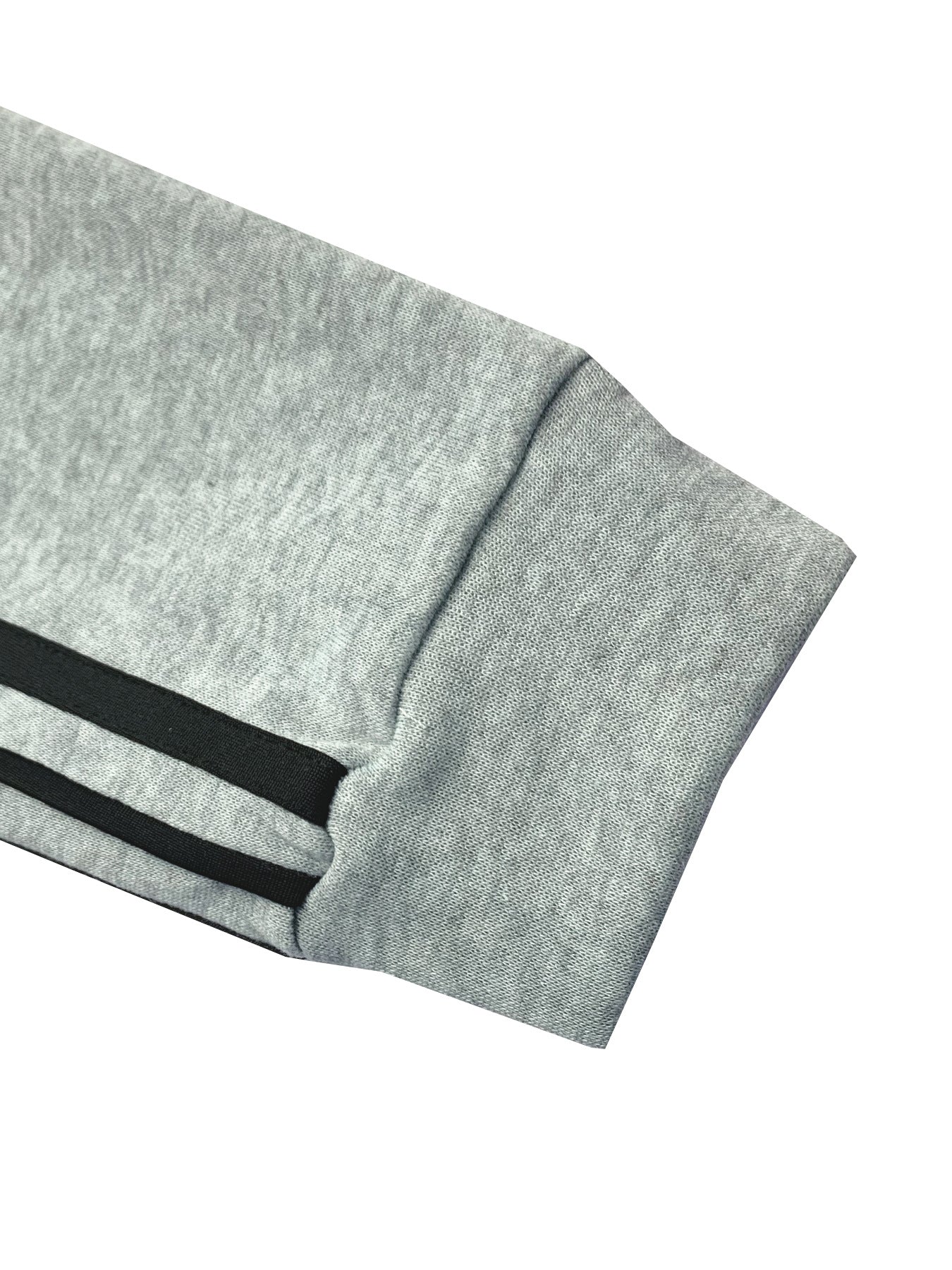 Striped Cropped Sweatshirt & Straight Pants Set