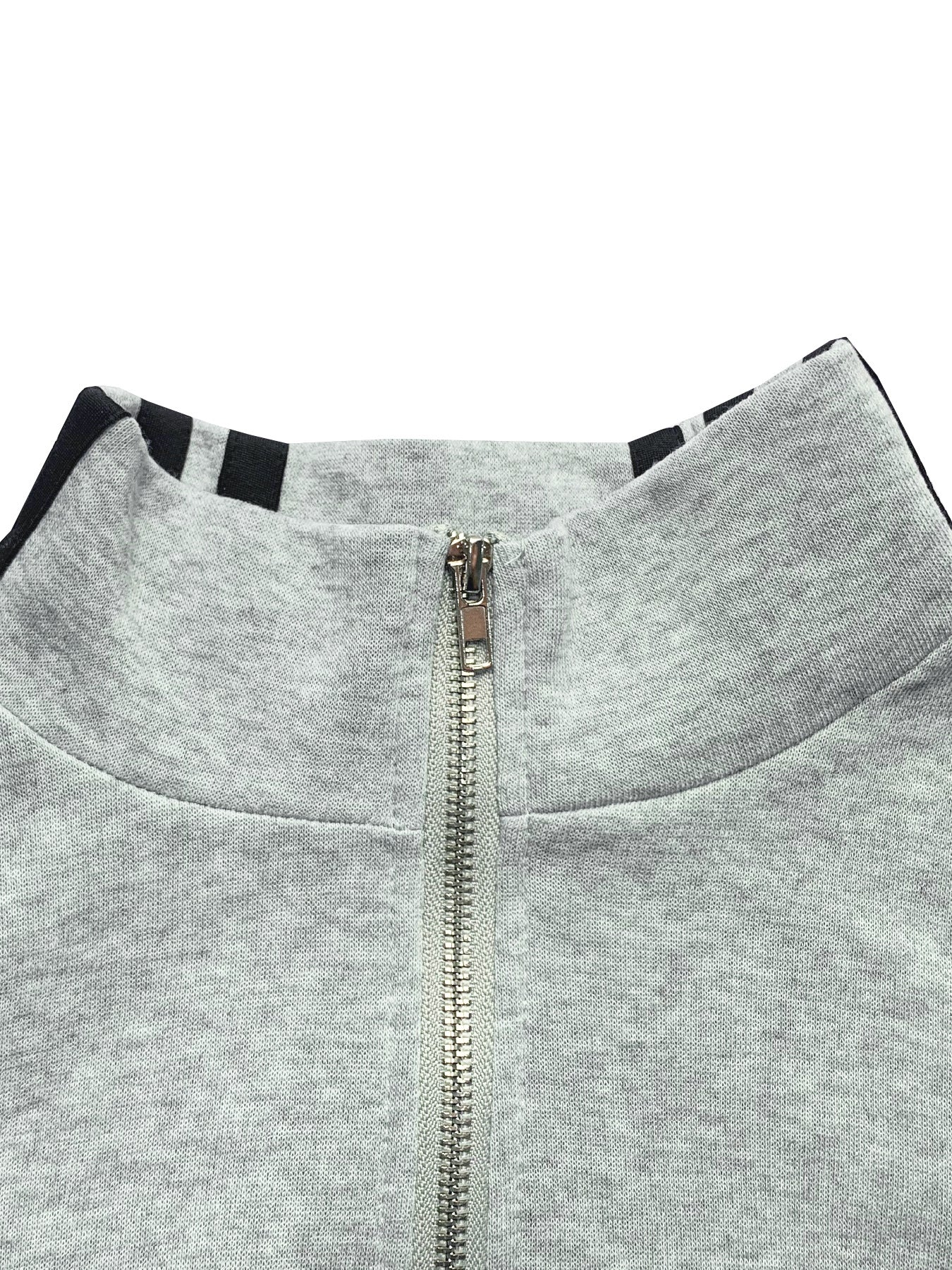 Striped Cropped Sweatshirt & Straight Pants Set