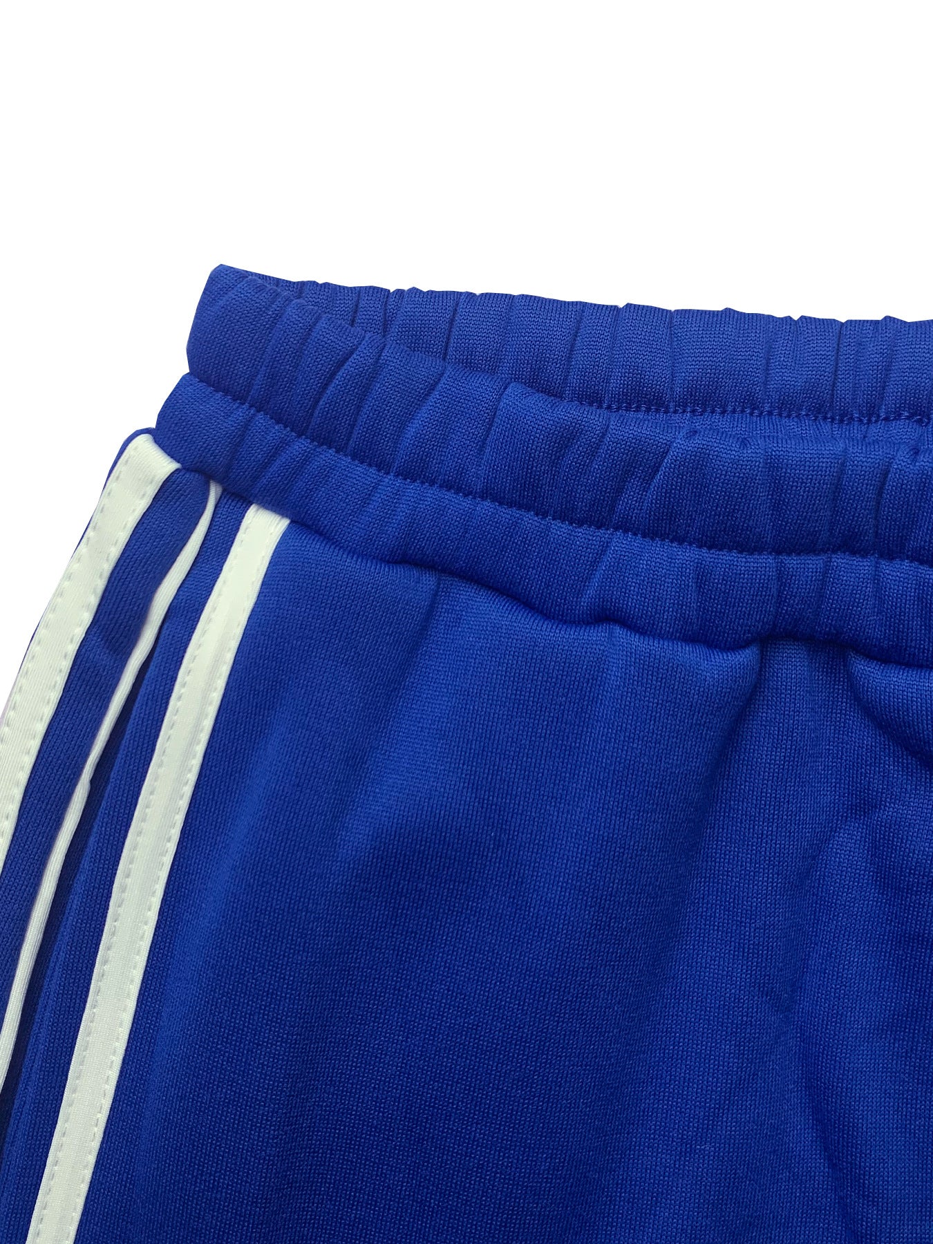 Striped Cropped Sweatshirt & Straight Pants Set