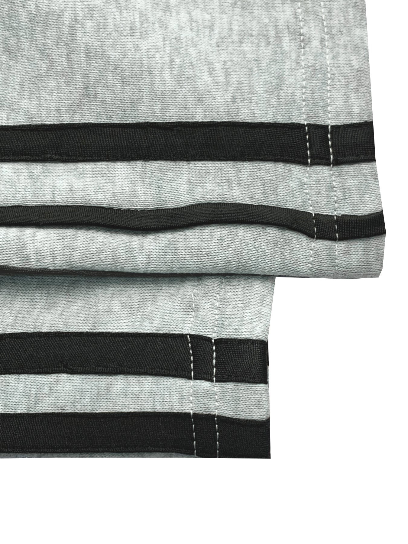 Striped Cropped Sweatshirt & Straight Pants Set