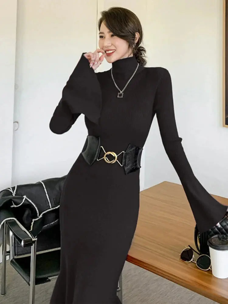 Sweater Long Dress  Elegant Pretty Knitted   Long Sleeve aliexpress