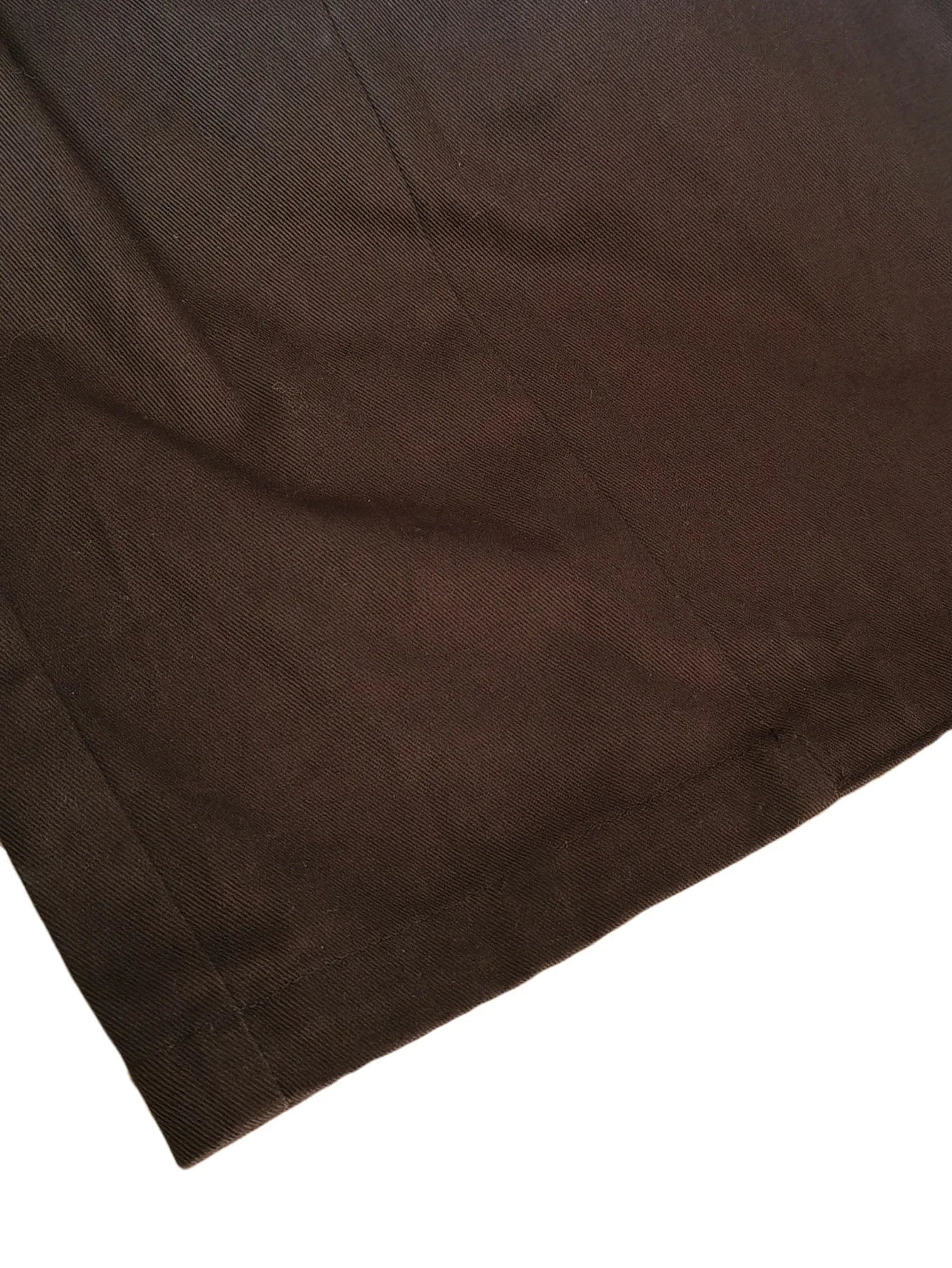 Vintage Asymmetrical Wrap Overlap Washed Denim