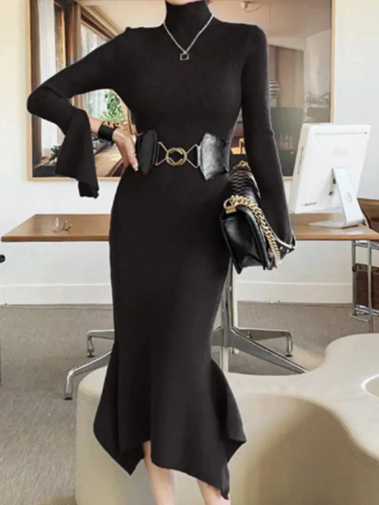 Sweater Long Dress  Elegant Pretty Knitted   Long Sleeve aliexpress