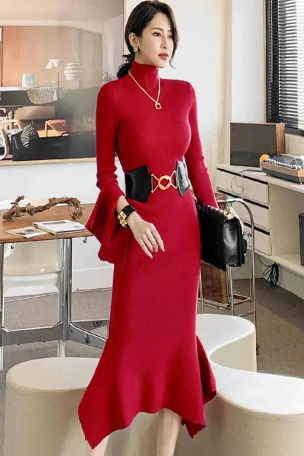 Sweater Long Dress  Elegant Pretty Knitted   Long Sleeve aliexpress