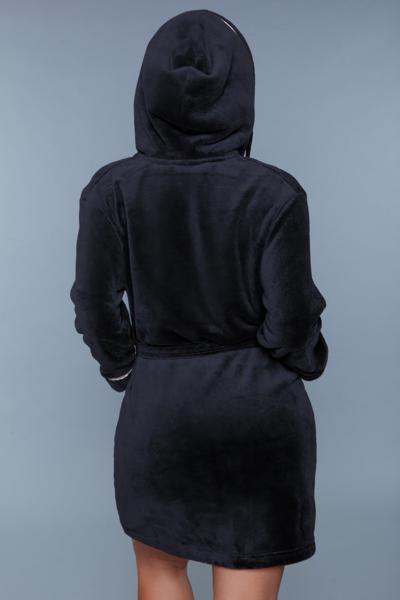 Alyssa Robe by Toshe Women's Fashions, soft fabric, relaxed fit, with floral pattern, long sleeves, and knee-length design.