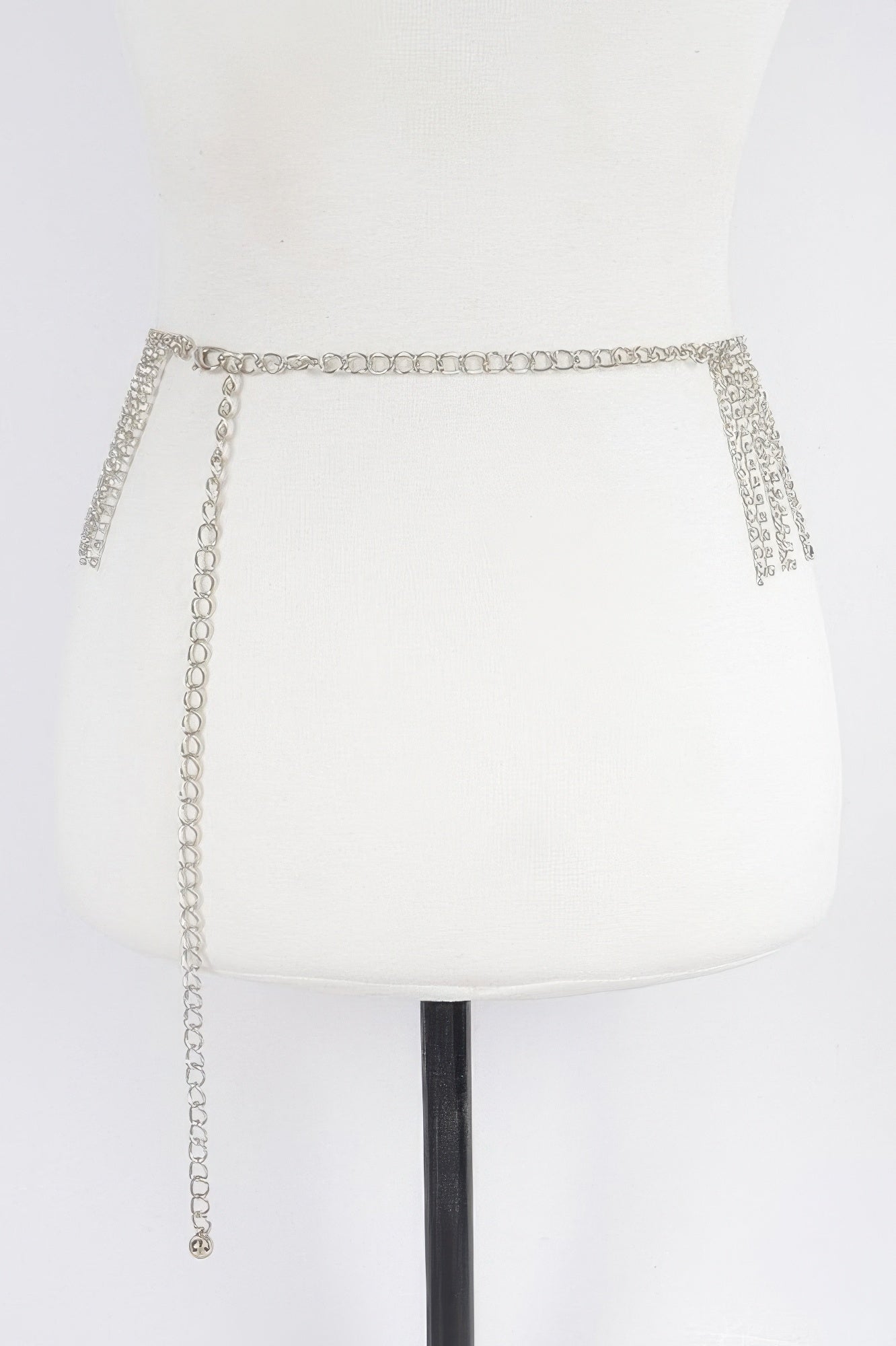 Rhinestone curtain belt from Toshe Women's Fashions featuring sparkling rhinestones and a stylish design.