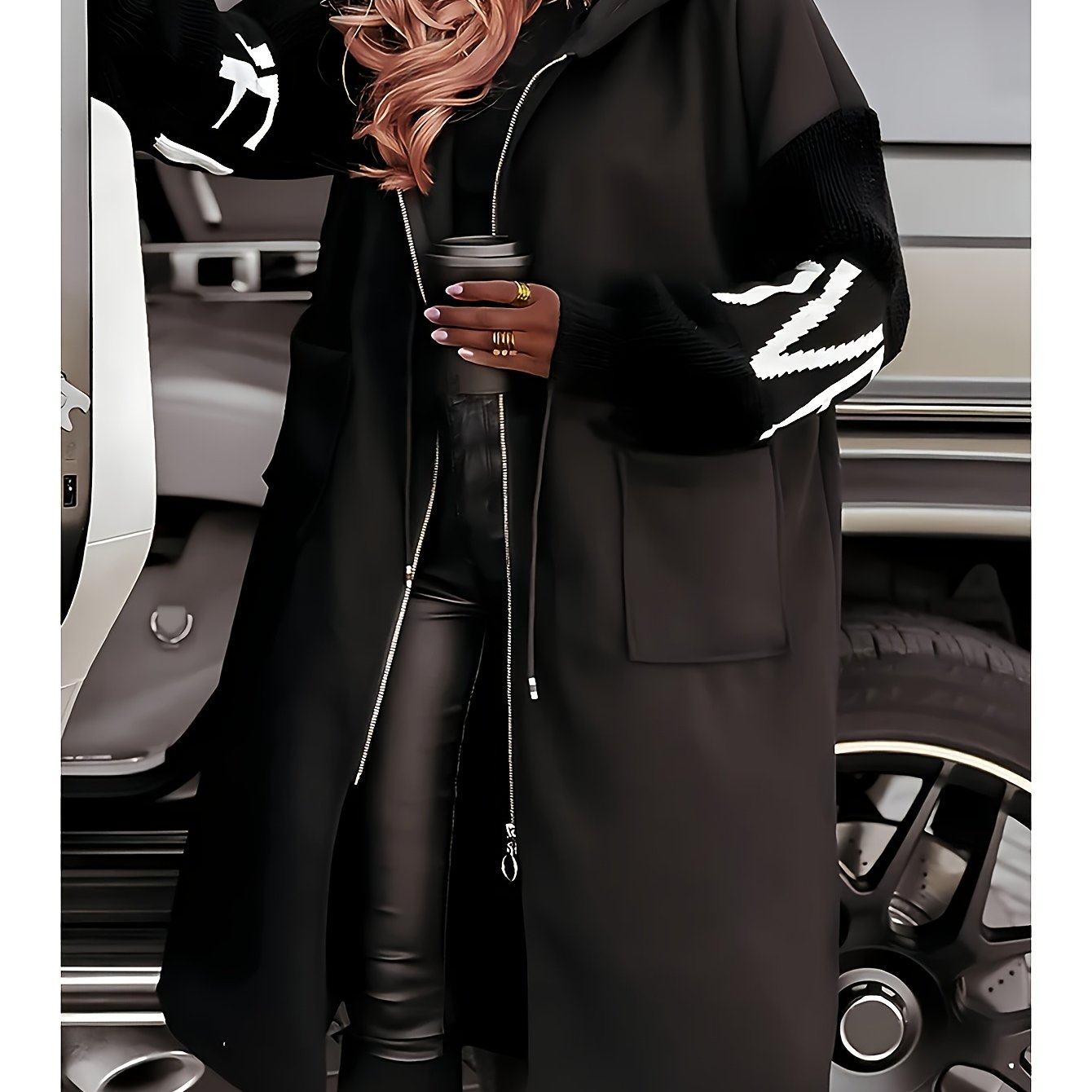 Cozy Oversized Knit Hoodie Cardigan