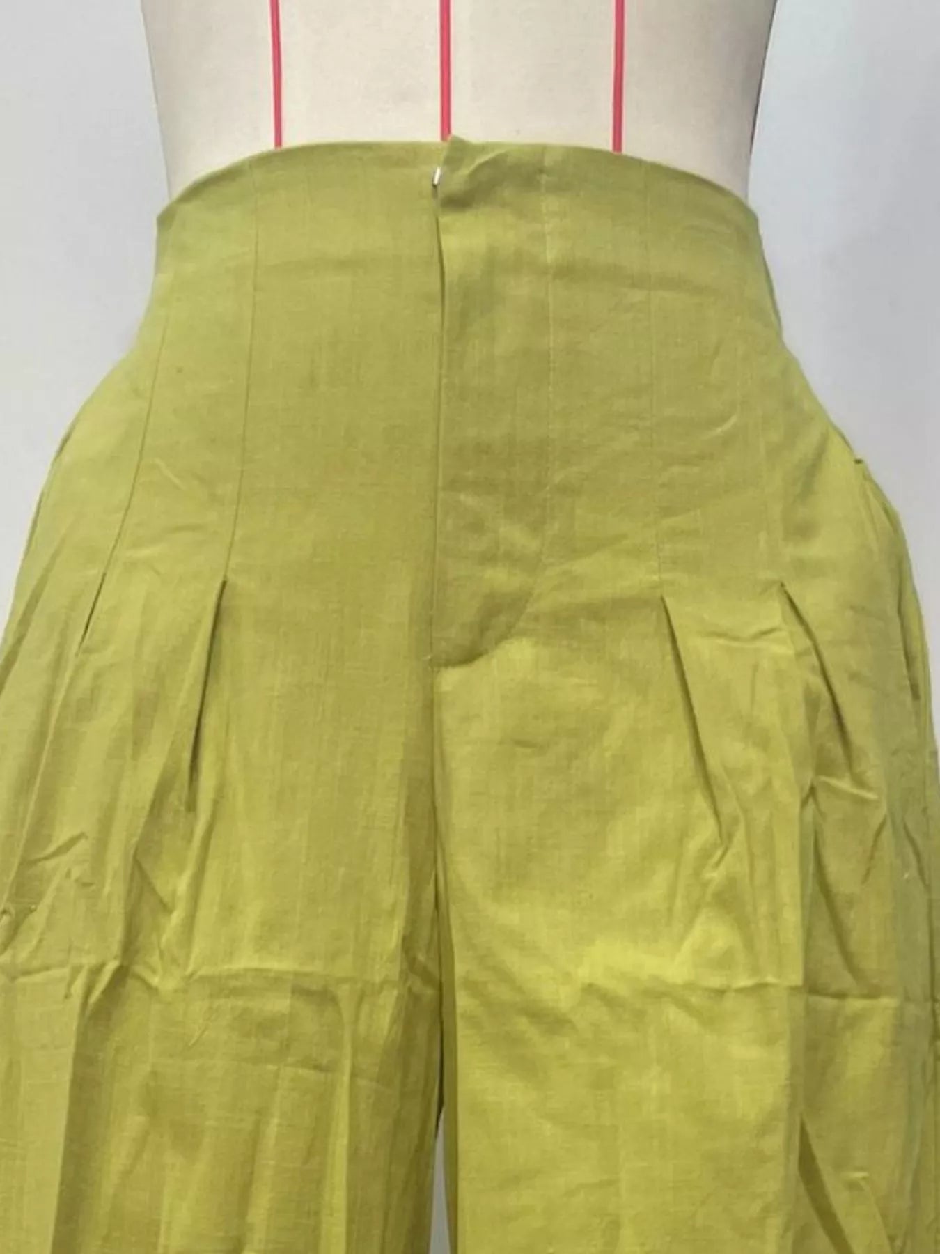 High waist wide-leg flowy pants from Trendsi, showing the relaxed fit and lightweight fabric detail.