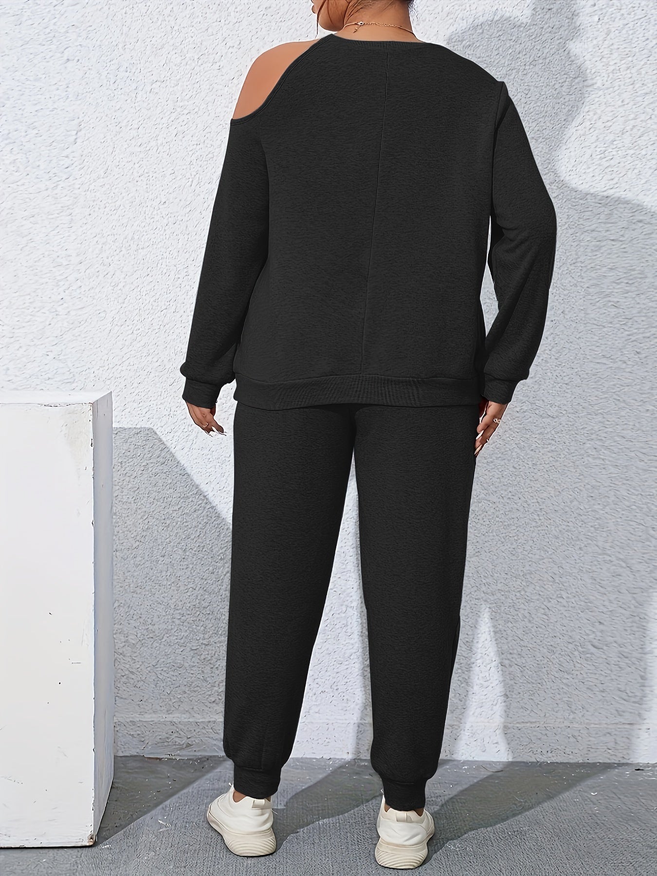 'Nope, Not Today' Open Shoulder Lounge Set