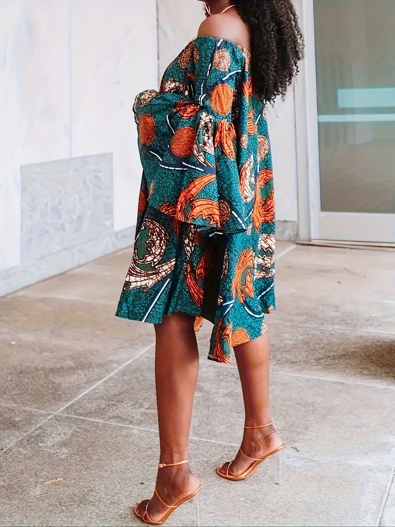 Floral Off-Shoulder Midi Dress – Romantic, Flowy & Feminine