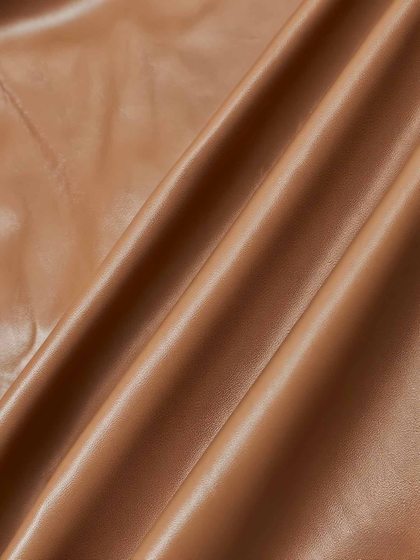 Faux Leather Long Trench Dress or Coat