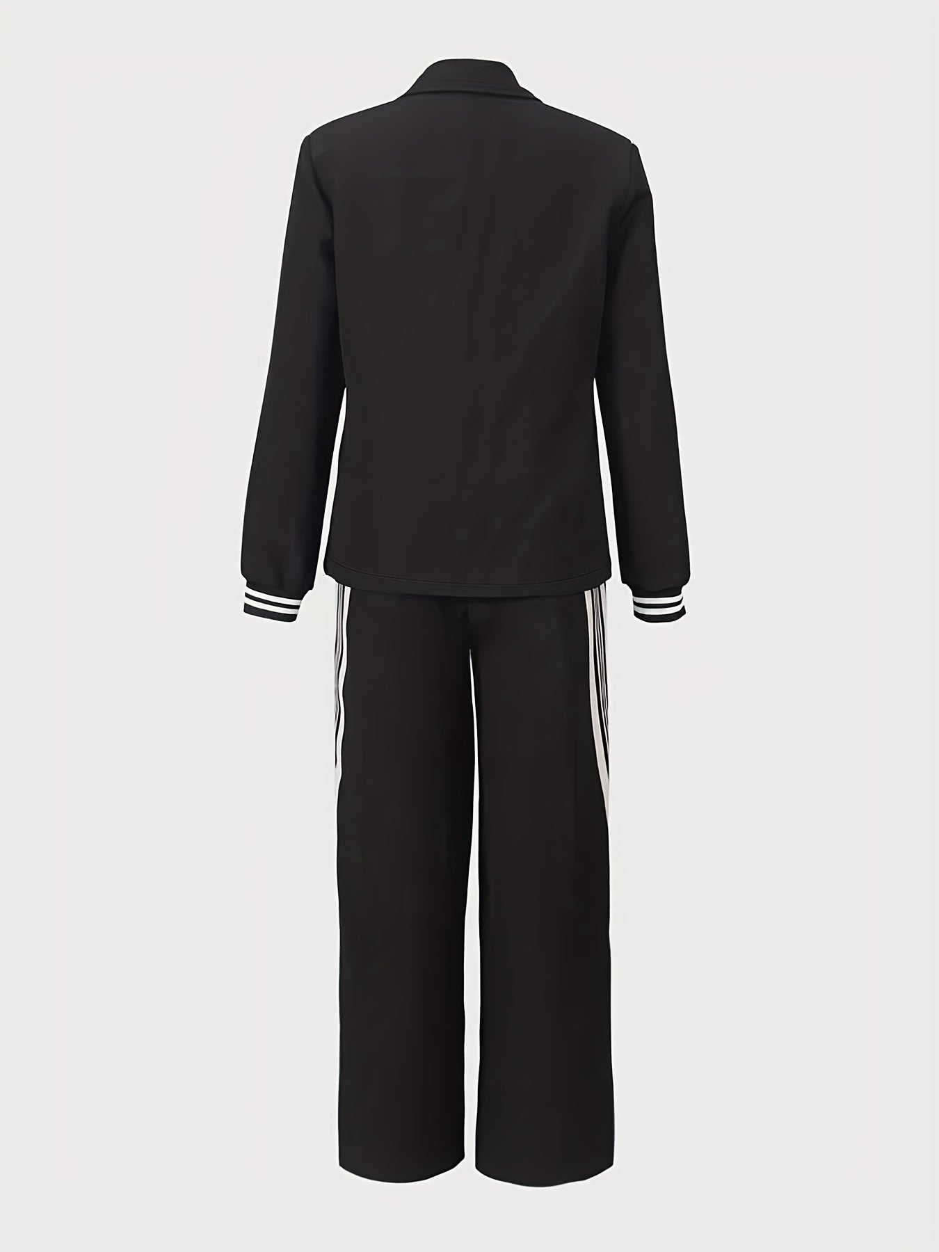 Bold Line Power Set – The Ultimate Striped Blazer & Pant Duo