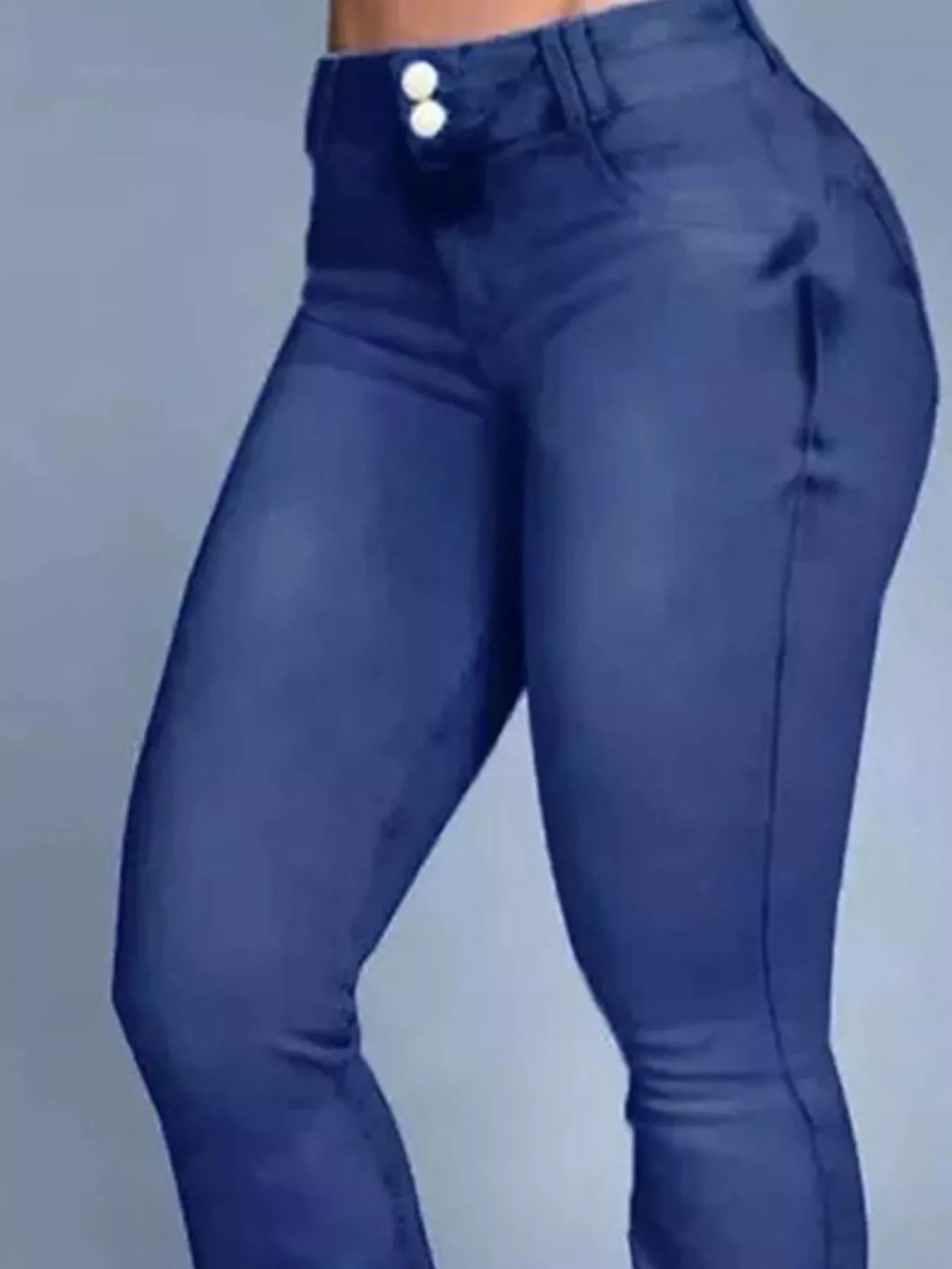 High-waisted flare jeans from Trendsi, showcasing the stylish bottoms with a fitted waist and wide flare legs.